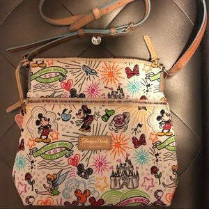 DISNEY Dooney & Bourke Sketch Crossbody Purse